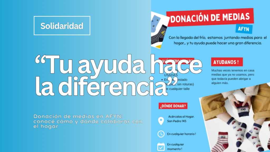 Tu ayuda hace la diferencia